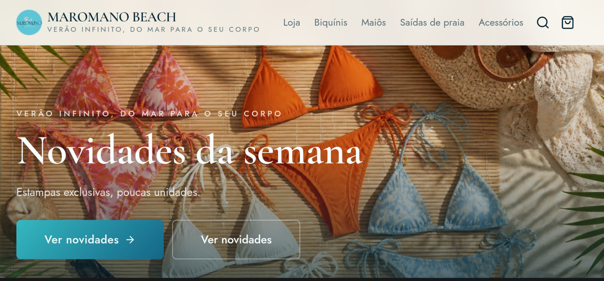 Site criado para Maromano Beach